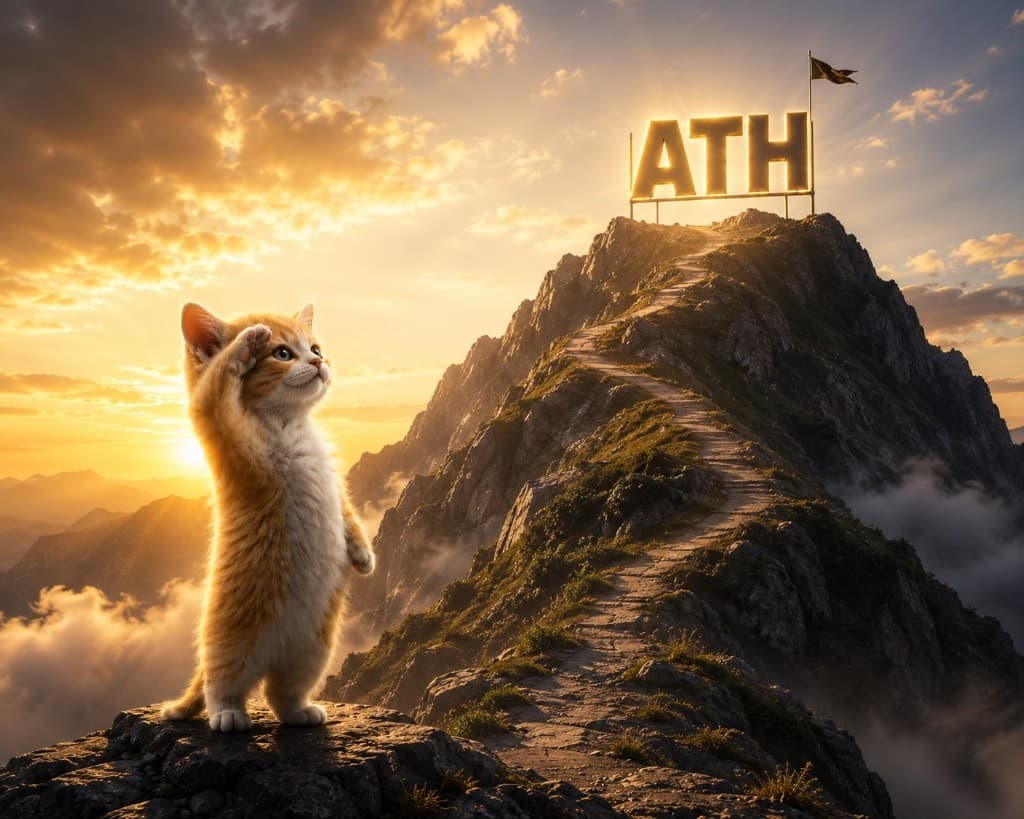 Salute Cat saluting the path to ATH