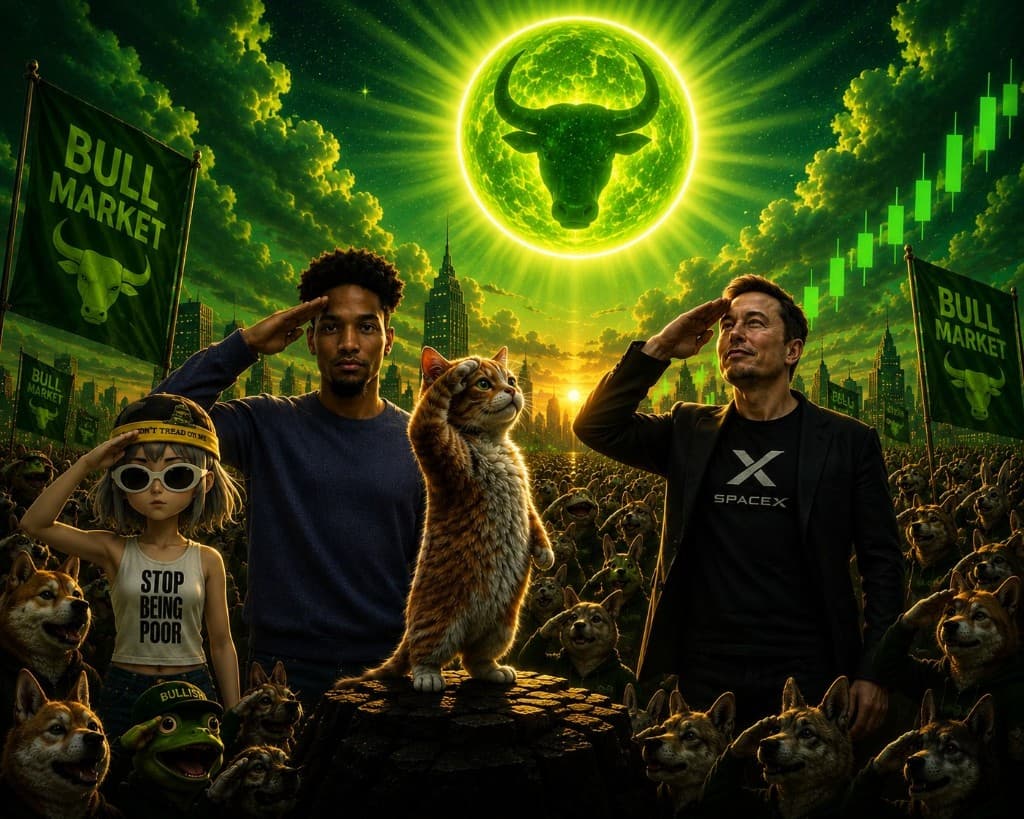 Salute Cat leading the bull market army